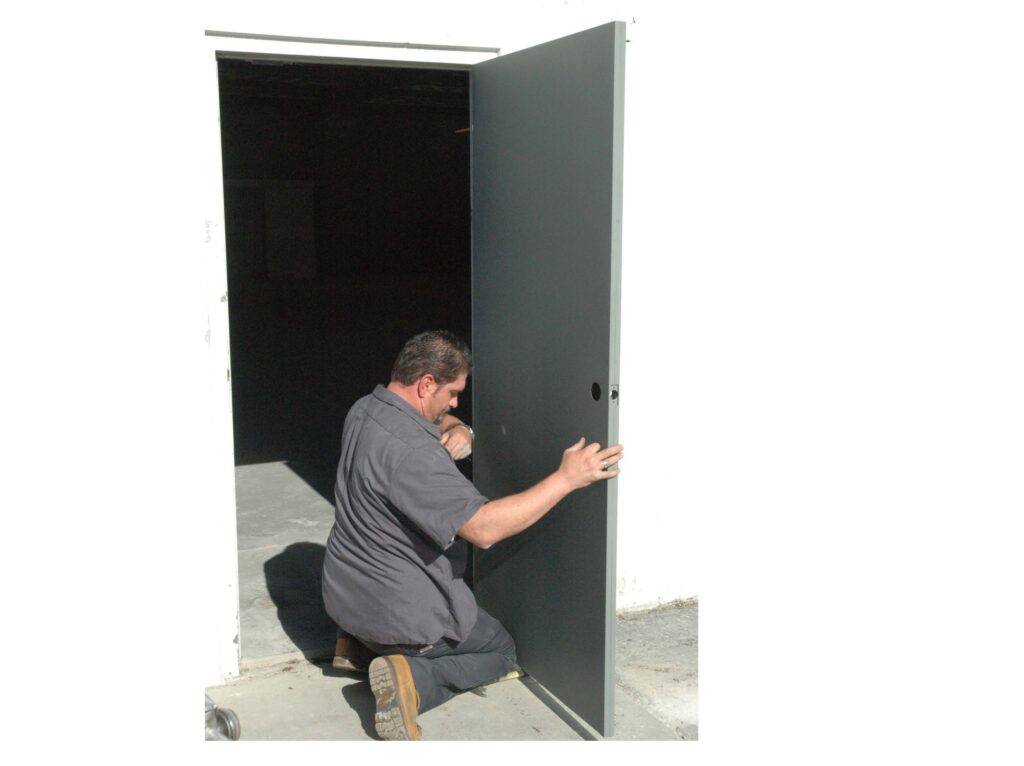 hollow metal steel entry doors repair, installation and replacement