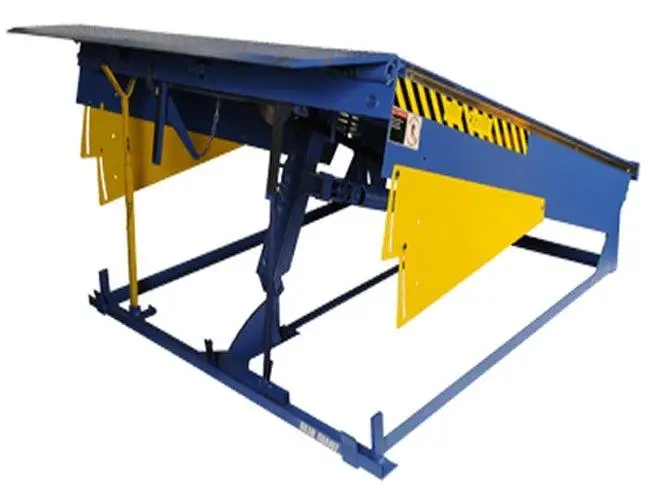 LED dock lights and safety barriers installed at an Anaheim warehouse dock