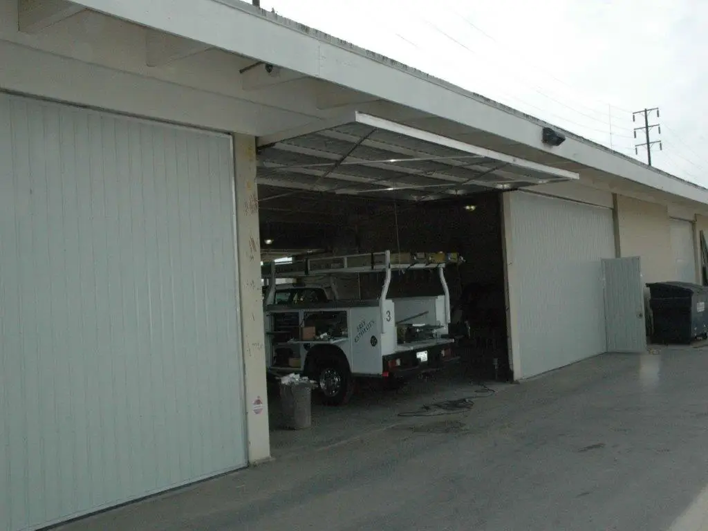 Reinforced locking system on counterweight door in Anaheim