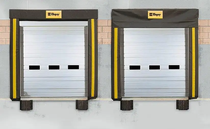 Before and after dock leveler repair service by Day & Nite Doors in Anaheim, CA