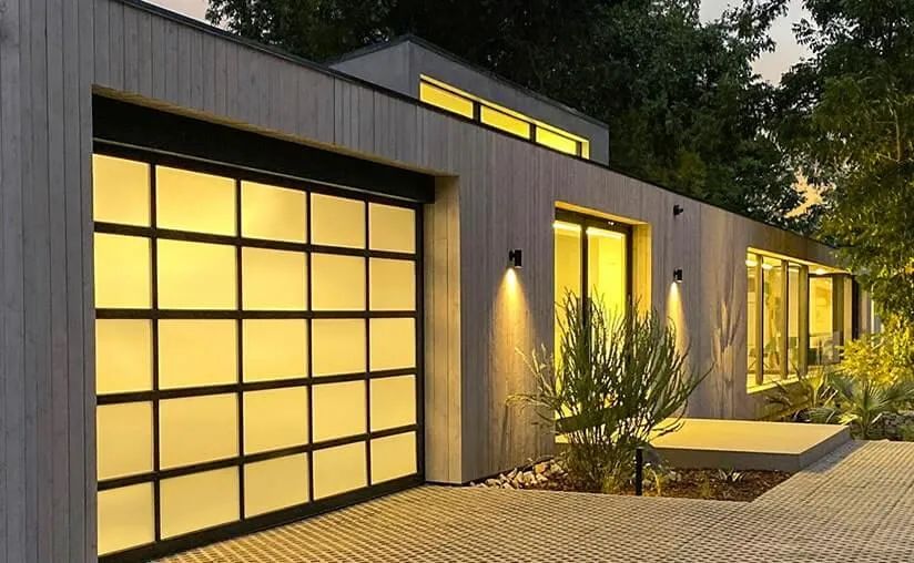 Garage door install project in Irvine